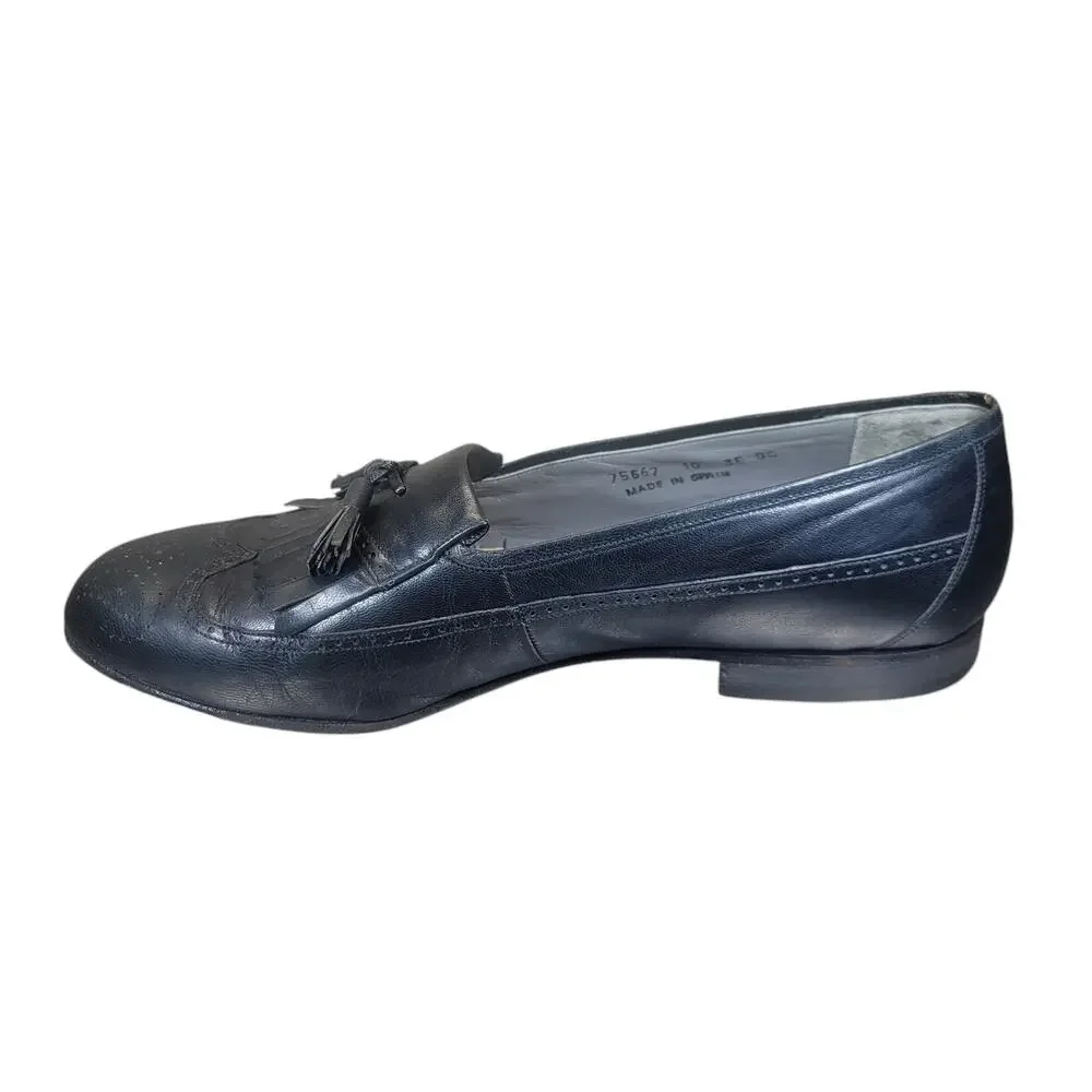 Designer Collection‎ by Florshein Blue Tassel Loafers Men's 10 Made In Spain